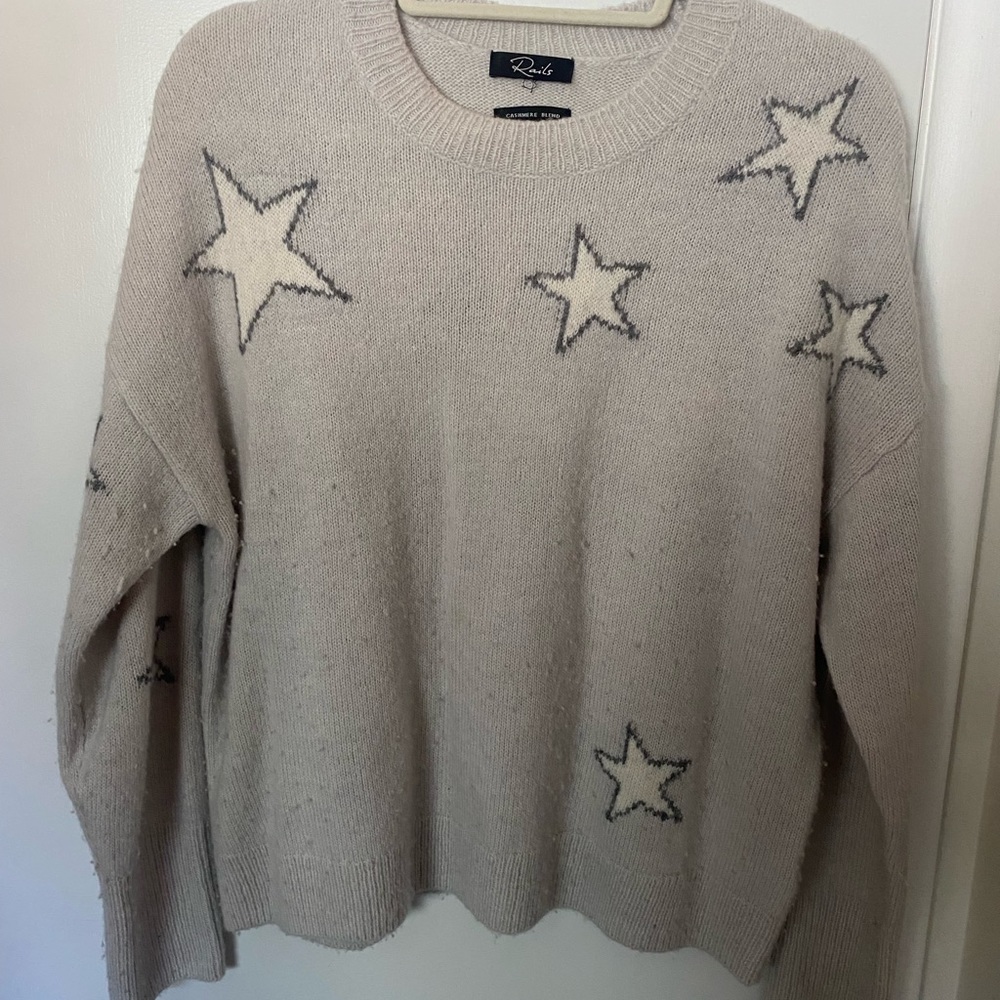 Star cashmere sweater